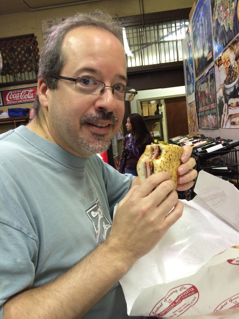 Muffaletta for lunch at Central Grocery